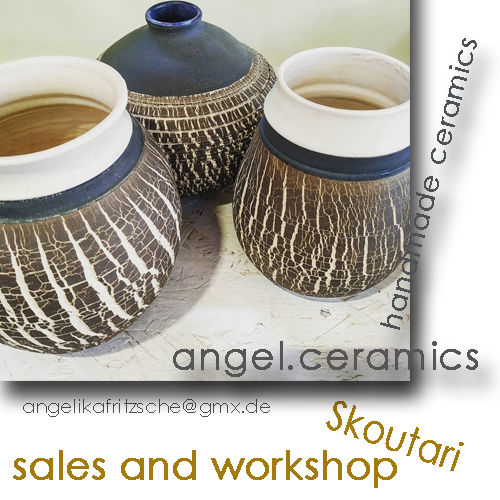Handgemachte Keramik, Verkauf und workshop in Skoutari
