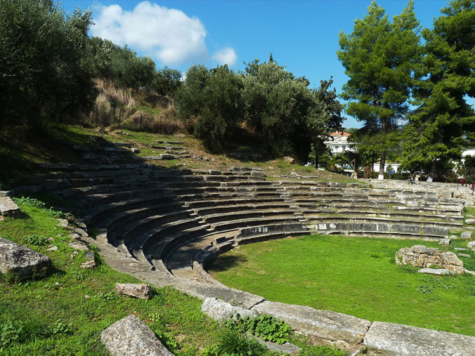 The ancient theatre of Gythio